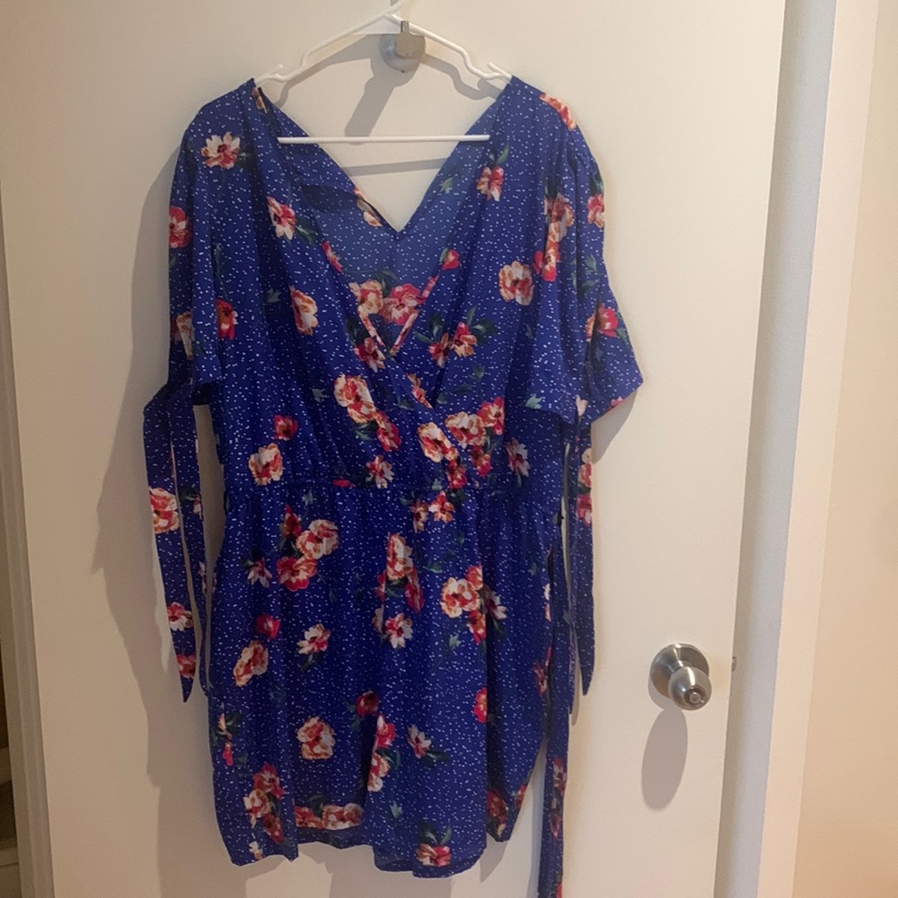 Short sleeve romper